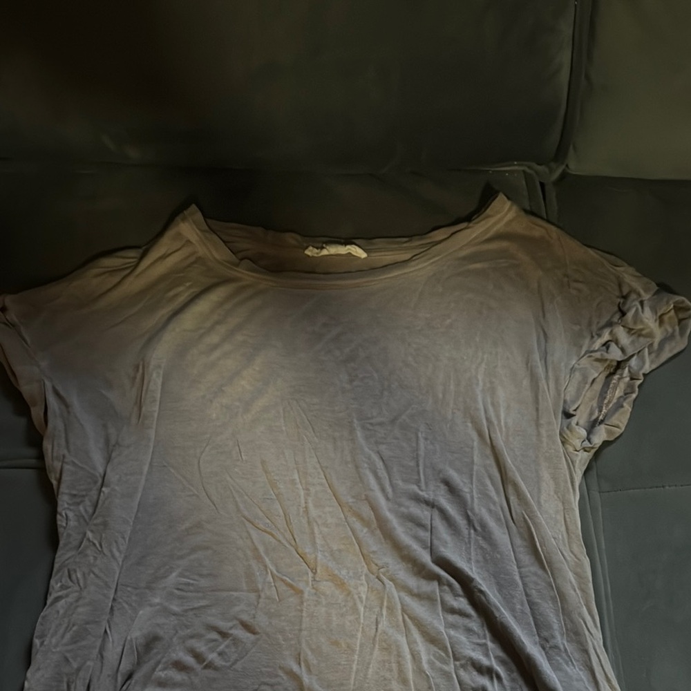 Jane and Delancey Gray Relaxed Short Sleeve T-Shirt